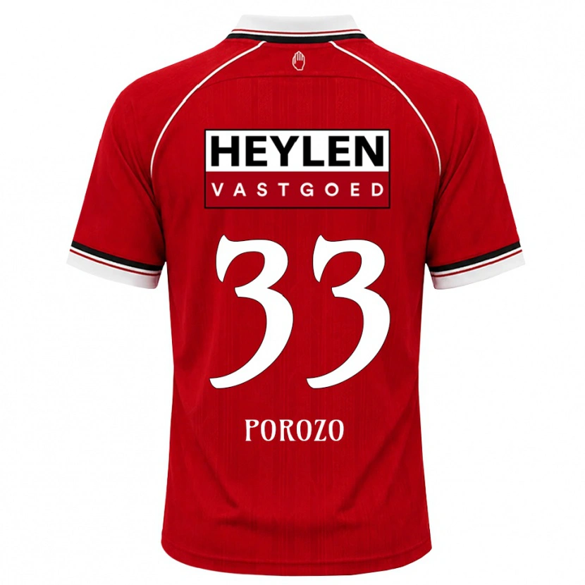 Danxen Men Snayder Porozo #33 Red White Black Home Jersey 2026/27 T-Shirt