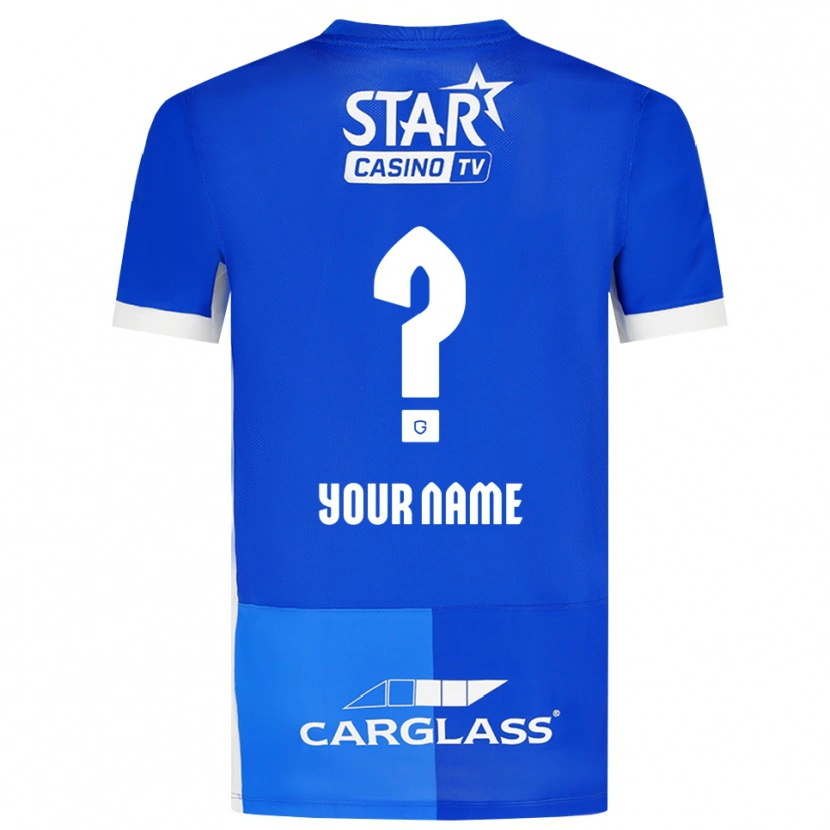 Danxen Men Your Name #0 Medium Blue Royal Blue White Home Jersey 2026/27 T-Shirt