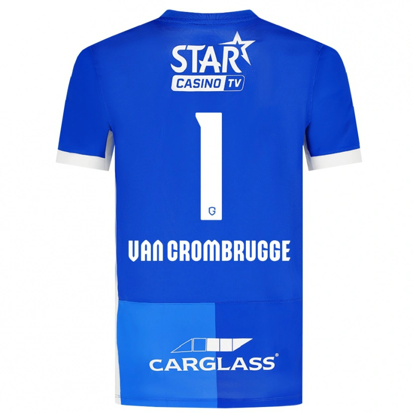 Danxen Men Hendrik Van Crombrugge #1 Medium Blue Royal Blue White Home Jersey 2026/27 T-Shirt