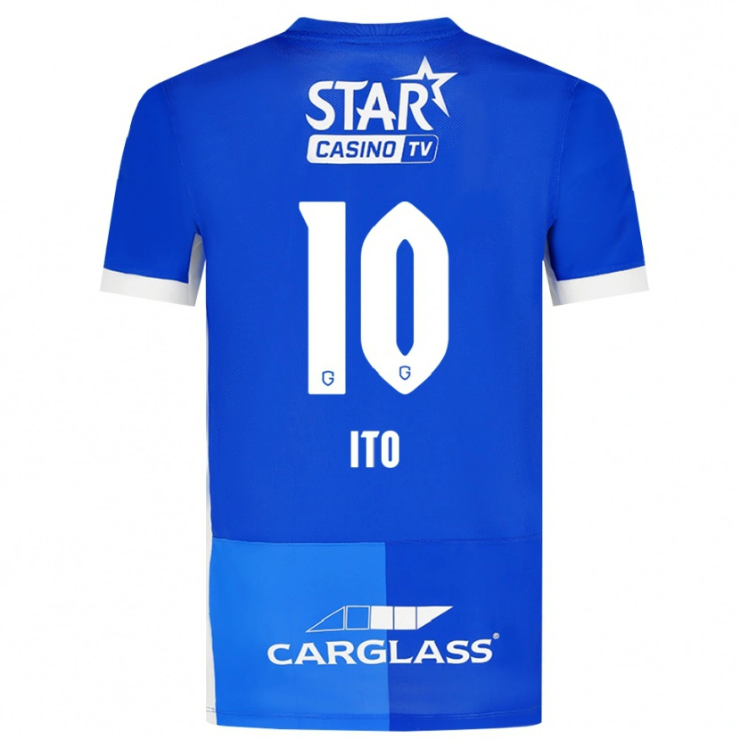 Danxen Men Junya Ito #10 Medium Blue Royal Blue White Home Jersey 2026/27 T-Shirt