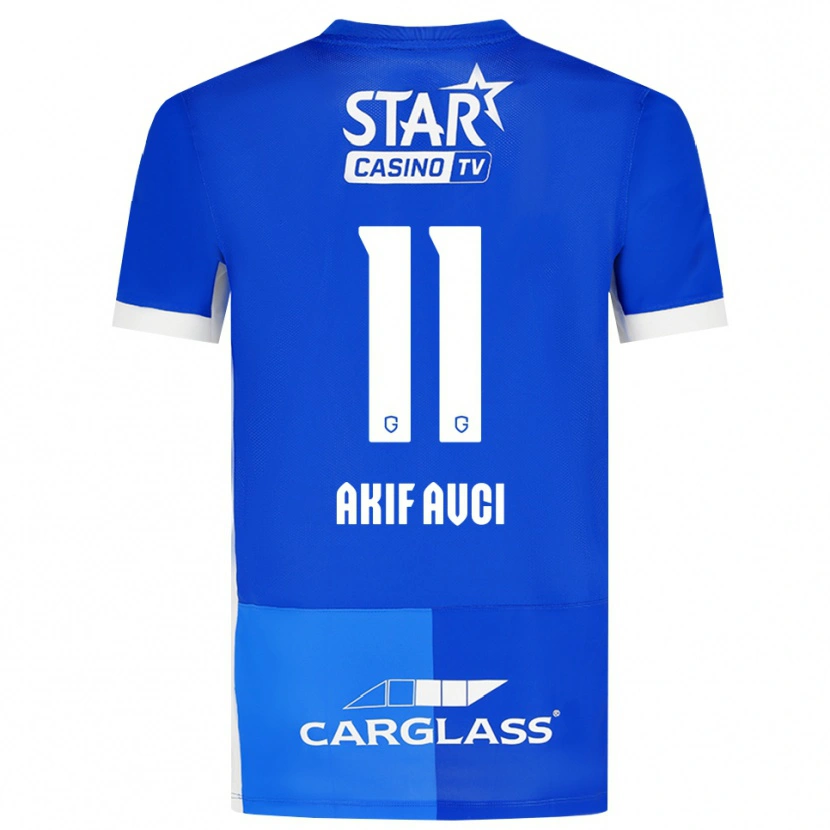Danxen Men Muhammed Akif Avcı #11 Medium Blue Royal Blue White Home Jersey 2026/27 T-Shirt