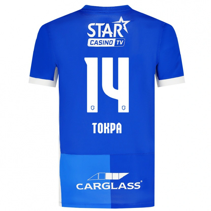 Danxen Men Winner Tokpa #14 Medium Blue Royal Blue White Home Jersey 2026/27 T-Shirt