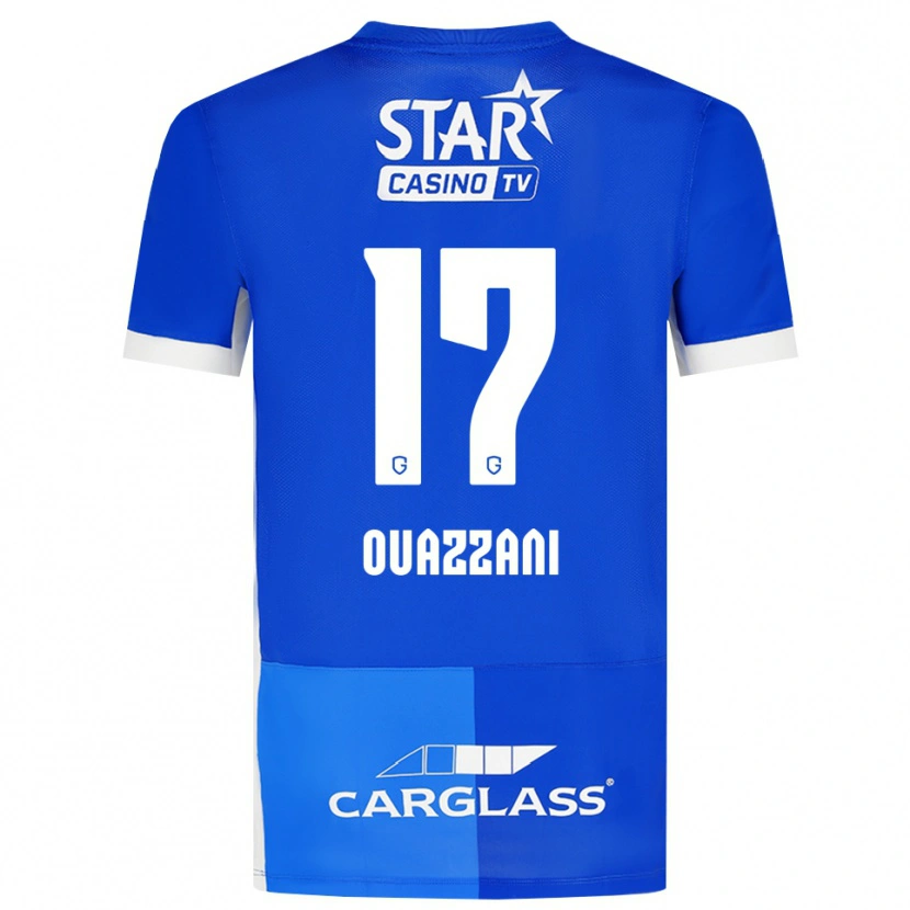 Danxen Men Fady Ouazzani #17 Medium Blue Royal Blue White Home Jersey 2026/27 T-Shirt