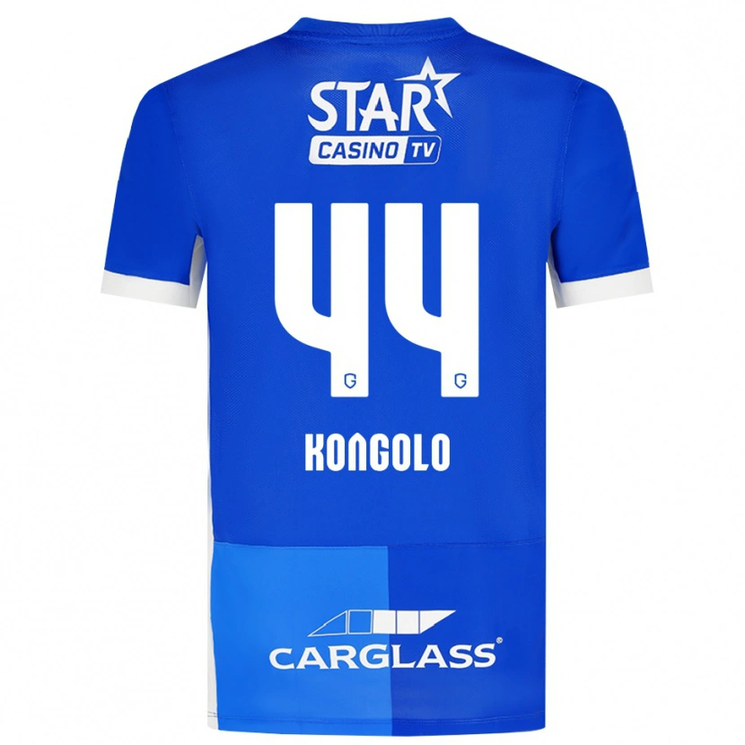 Danxen Men Josué Kongolo #44 Medium Blue Royal Blue White Home Jersey 2026/27 T-Shirt