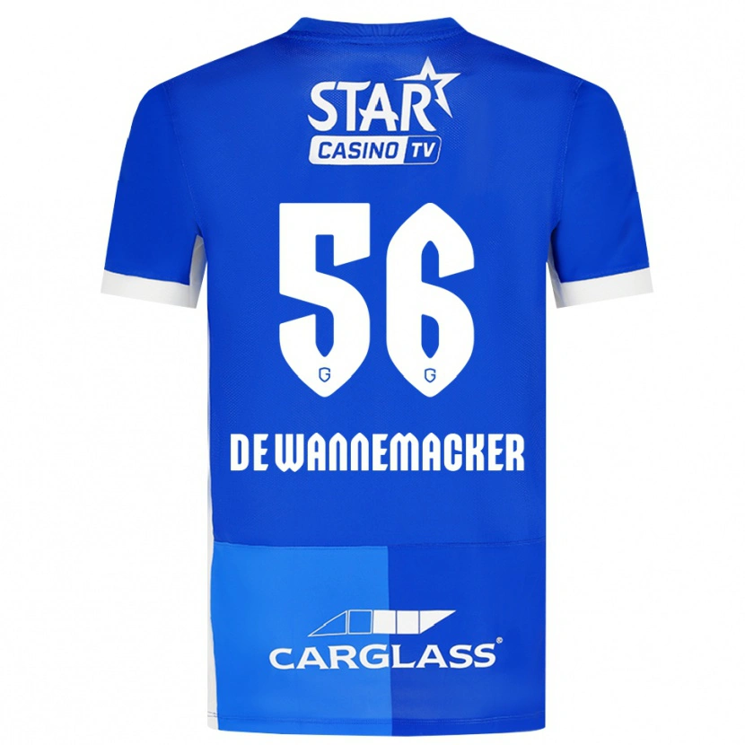 Danxen Men August De Wannemacker #56 Medium Blue Royal Blue White Home Jersey 2026/27 T-Shirt