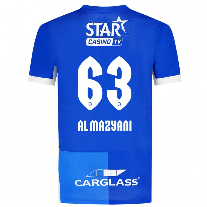 Danxen Men Faissal Al Mazyani #63 Medium Blue Royal Blue White Home Jersey 2026/27 T-Shirt