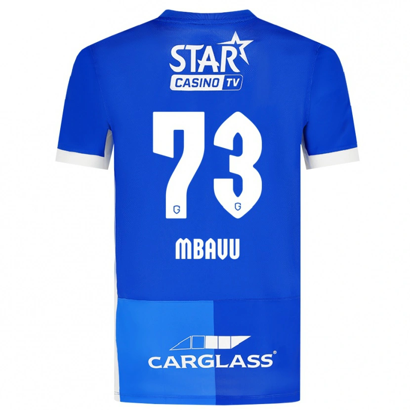 Danxen Men Elie Mbavu #73 Medium Blue Royal Blue White Home Jersey 2026/27 T-Shirt