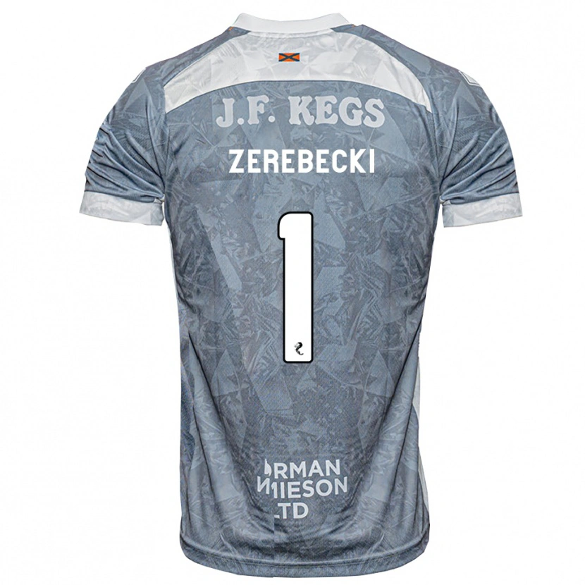 Danxen Men Kuba Zerebecki #1 Lightslate Gray Away Jersey 2026/27 T-Shirt