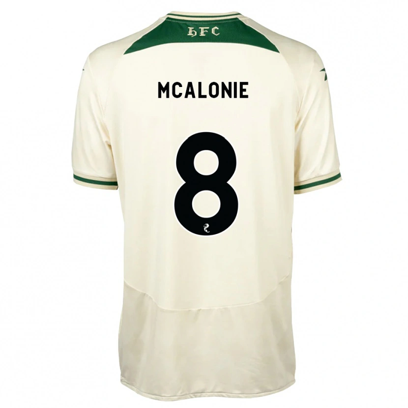 Danxen Men Michaela Mcalonie #8 White Forest Green Away Jersey 2026/27 T-Shirt