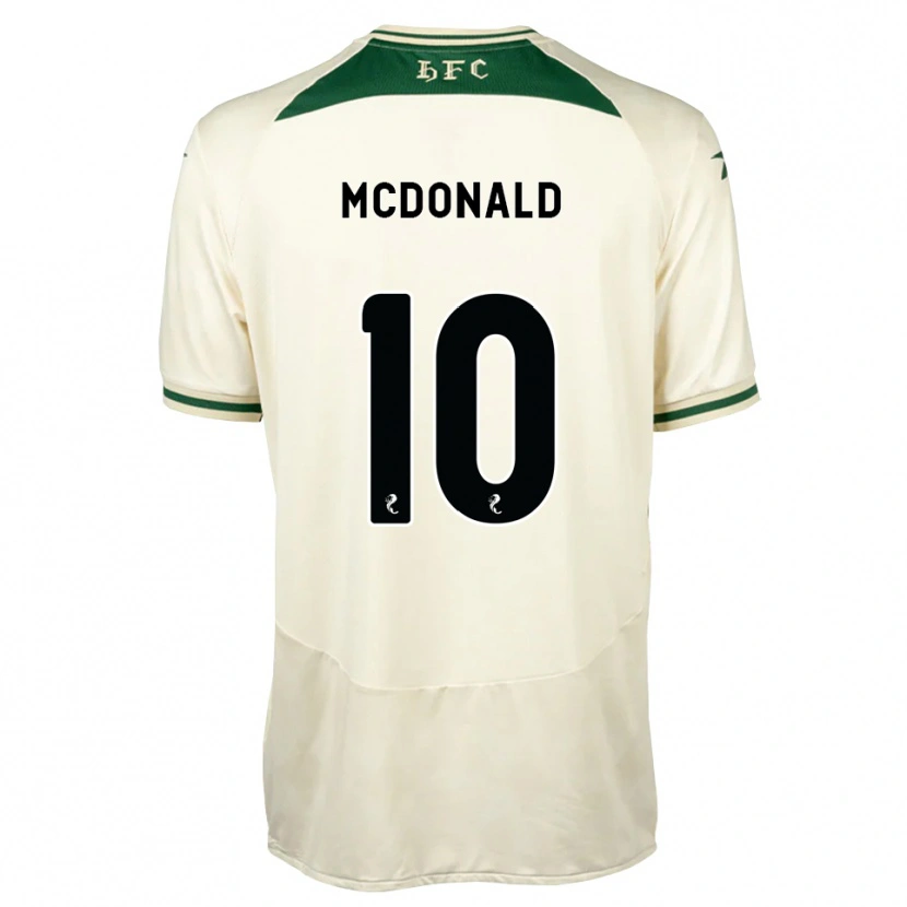 Danxen Men Josh Mcdonald #10 White Forest Green Away Jersey 2026/27 T-Shirt
