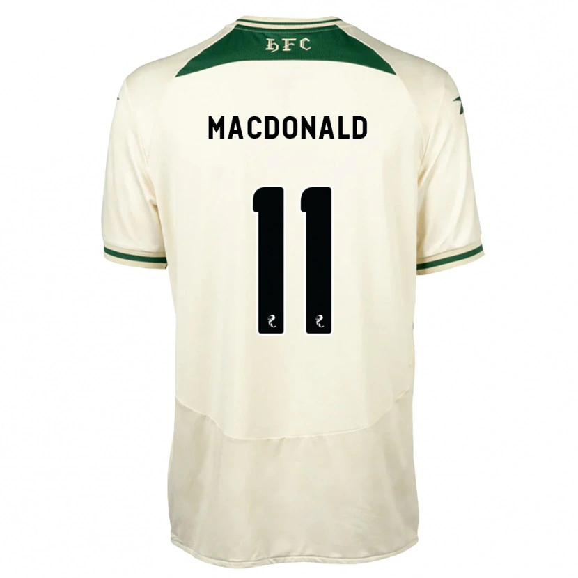 Danxen Men Callum Macdonald #11 White Forest Green Away Jersey 2026/27 T-Shirt