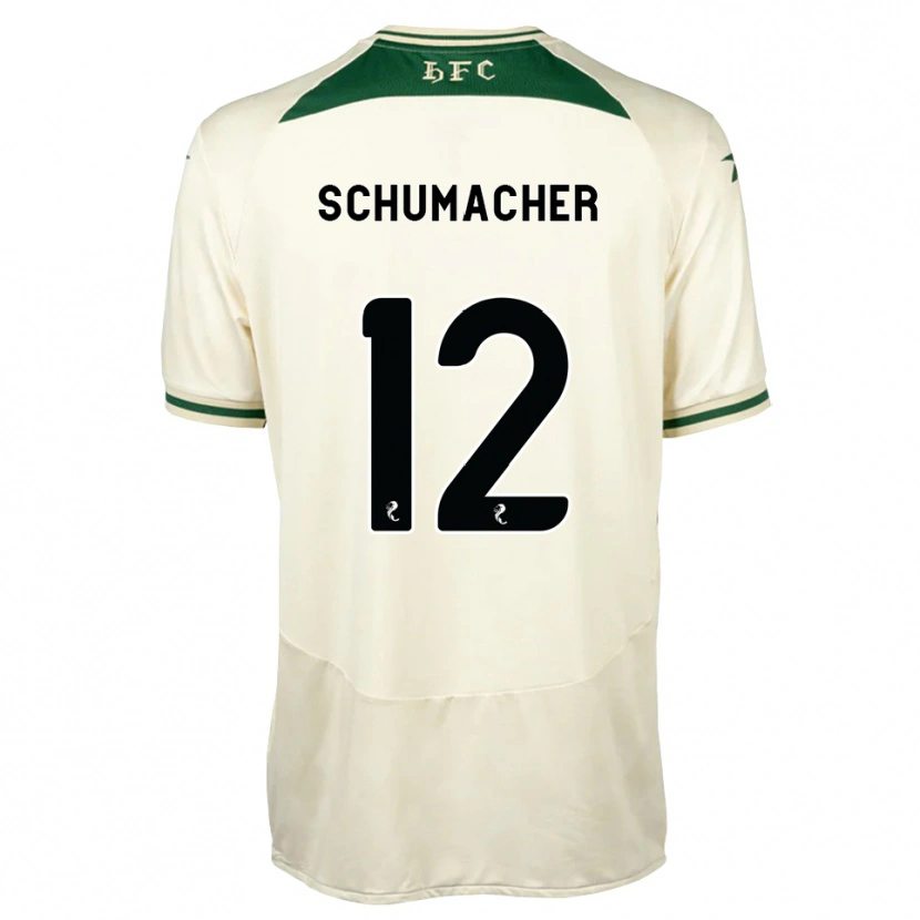 Danxen Men Noa Schumacher #12 White Forest Green Away Jersey 2026/27 T-Shirt