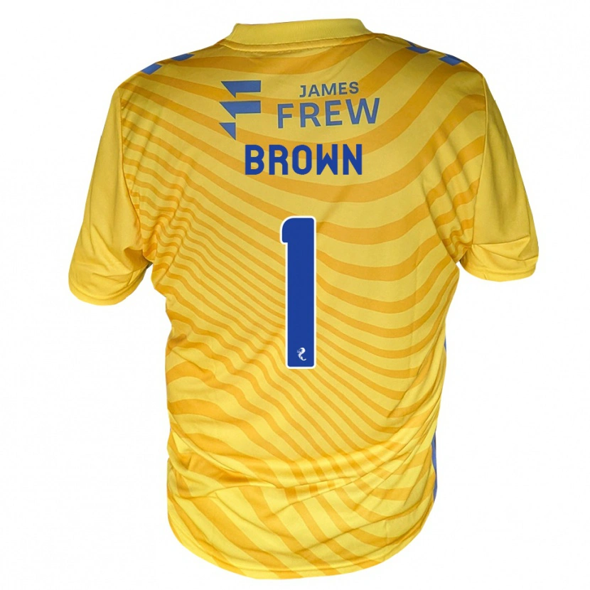 Danxen Men Dylan Brown #1 Royalblue Yellow Away Jersey 2026/27 T-Shirt