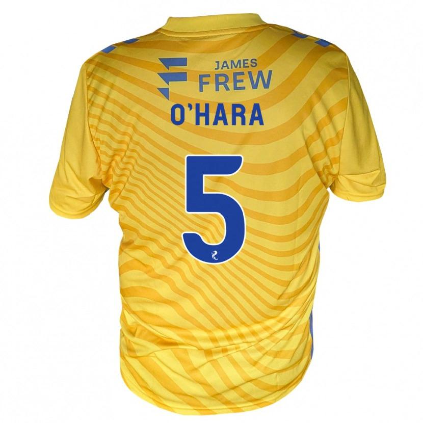 Danxen Men Mark O'hara #5 Royalblue Yellow Away Jersey 2026/27 T-Shirt