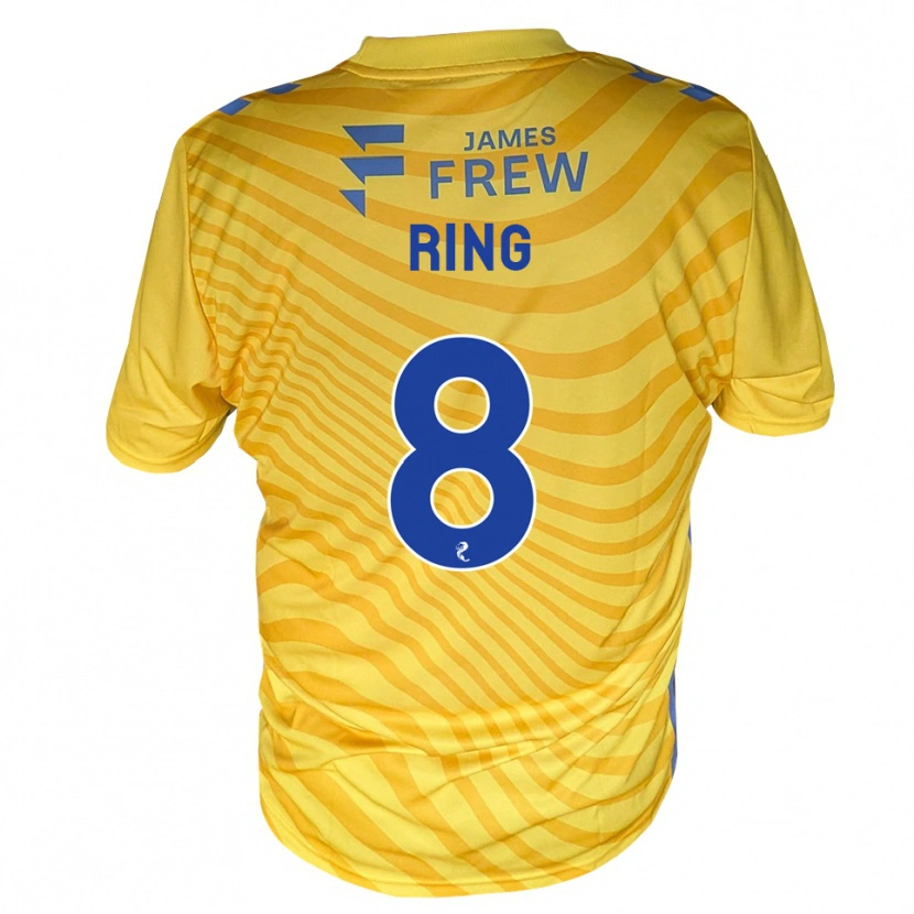 Danxen Men Erik Ring #8 Royalblue Yellow Away Jersey 2026/27 T-Shirt