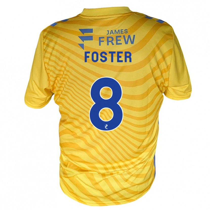 Danxen Men Logan Foster #8 Royalblue Yellow Away Jersey 2026/27 T-Shirt