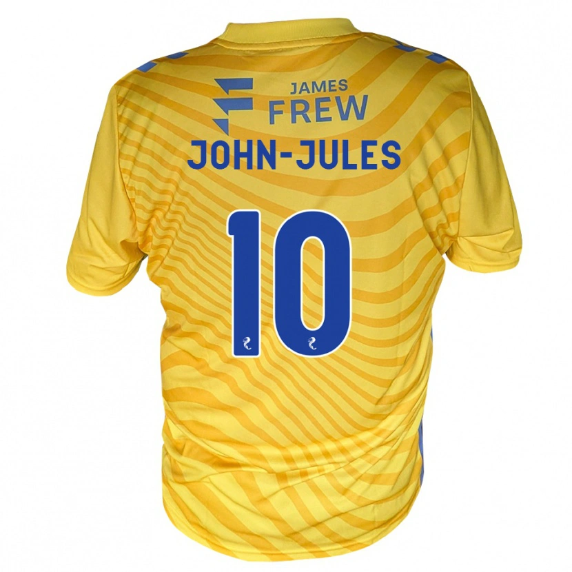 Danxen Men Tyreece John-Jules #10 Royalblue Yellow Away Jersey 2026/27 T-Shirt