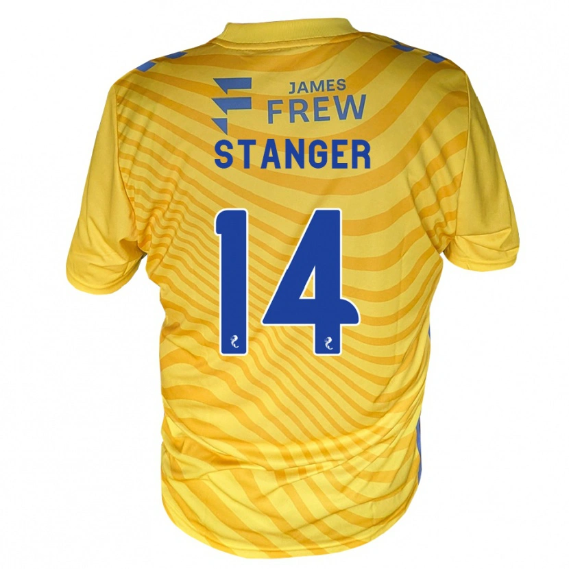Danxen Men George Stanger #14 Royalblue Yellow Away Jersey 2026/27 T-Shirt
