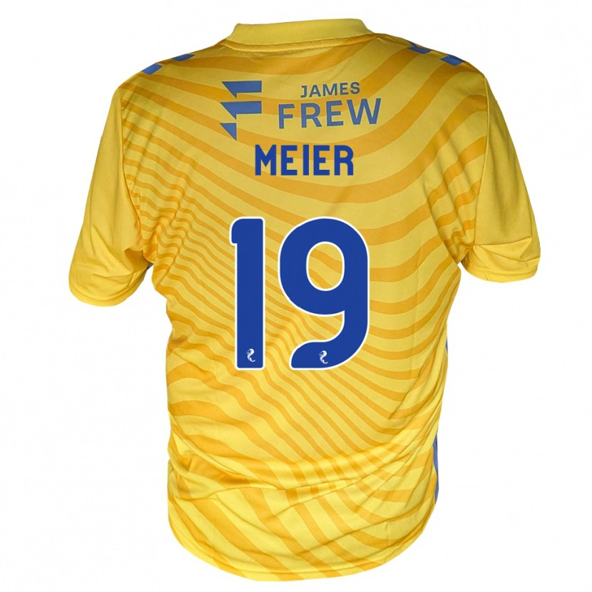 Danxen Men Jonathan Meier #19 Royalblue Yellow Away Jersey 2026/27 T-Shirt
