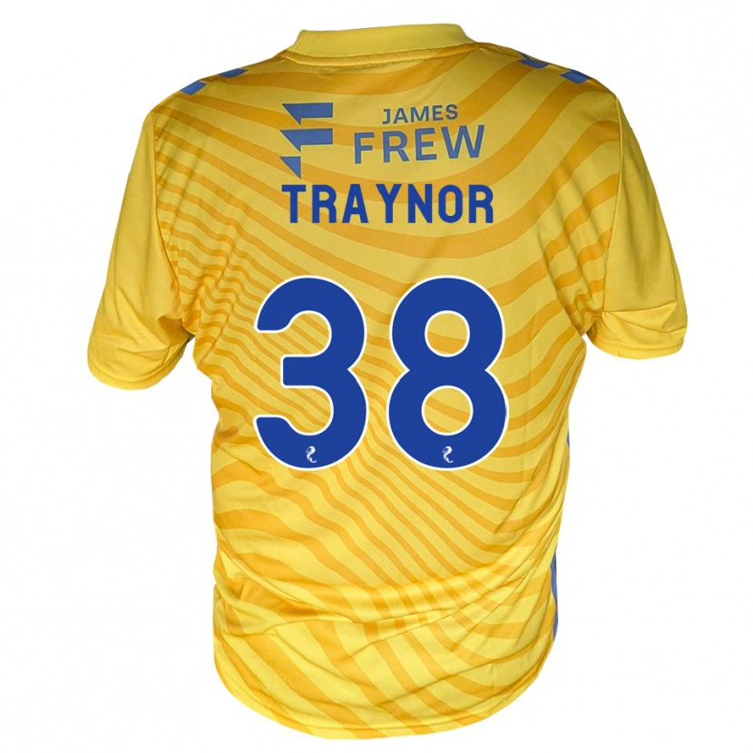 Danxen Men Archie Traynor #38 Royalblue Yellow Away Jersey 2026/27 T-Shirt