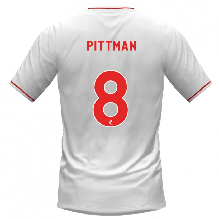 Danxen Men Scott Pittman #8 White Red Away Jersey 2026/27 T-Shirt