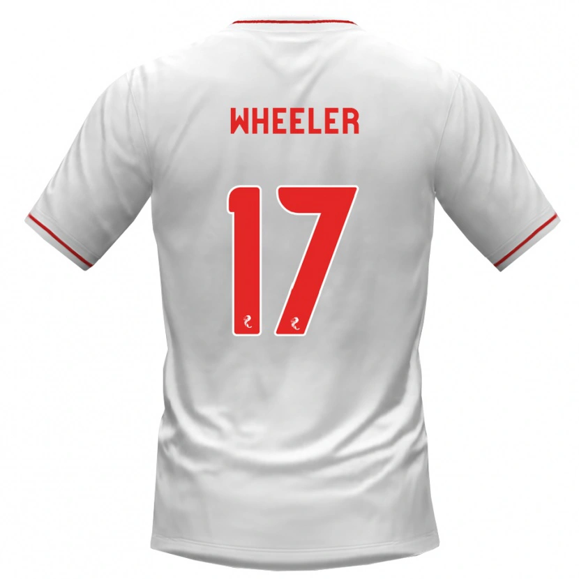 Danxen Men Jessica Wheeler #17 White Red Away Jersey 2026/27 T-Shirt