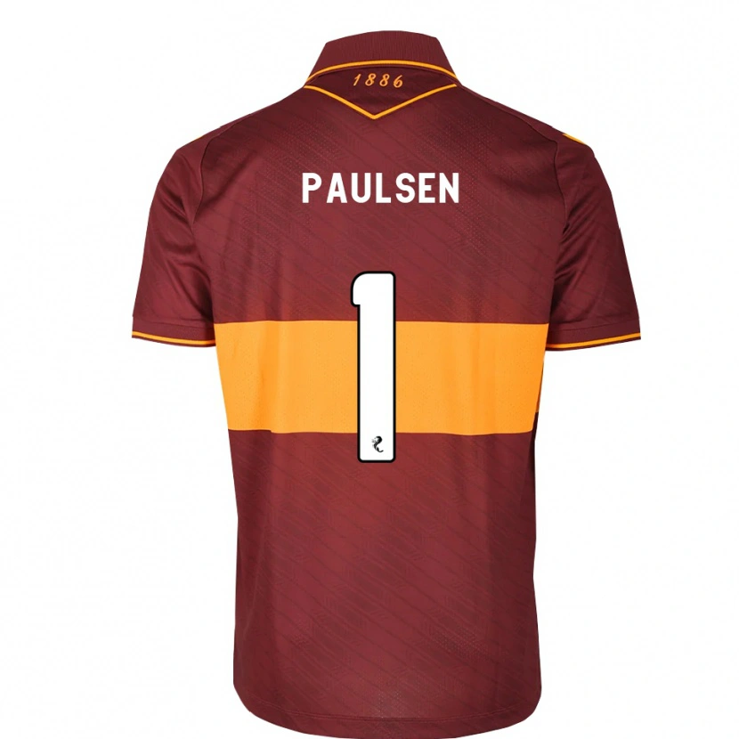 Danxen Men Alex Paulsen #1 Orange Maroon Away Jersey 2026/27 T-Shirt
