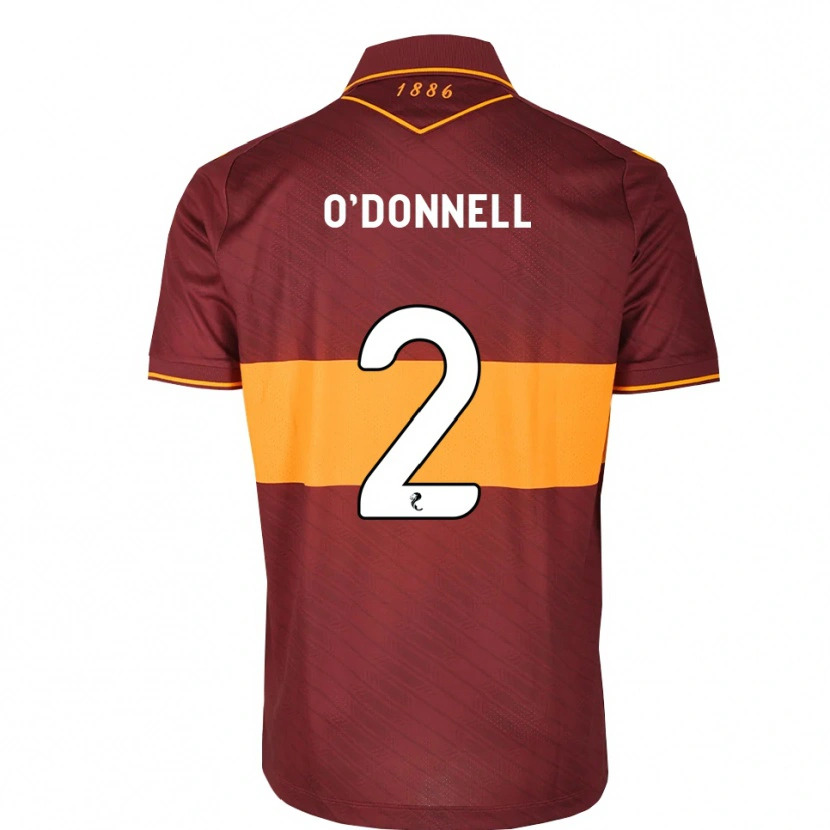 Danxen Men Stephen O'donnell #2 Orange Maroon Away Jersey 2026/27 T-Shirt