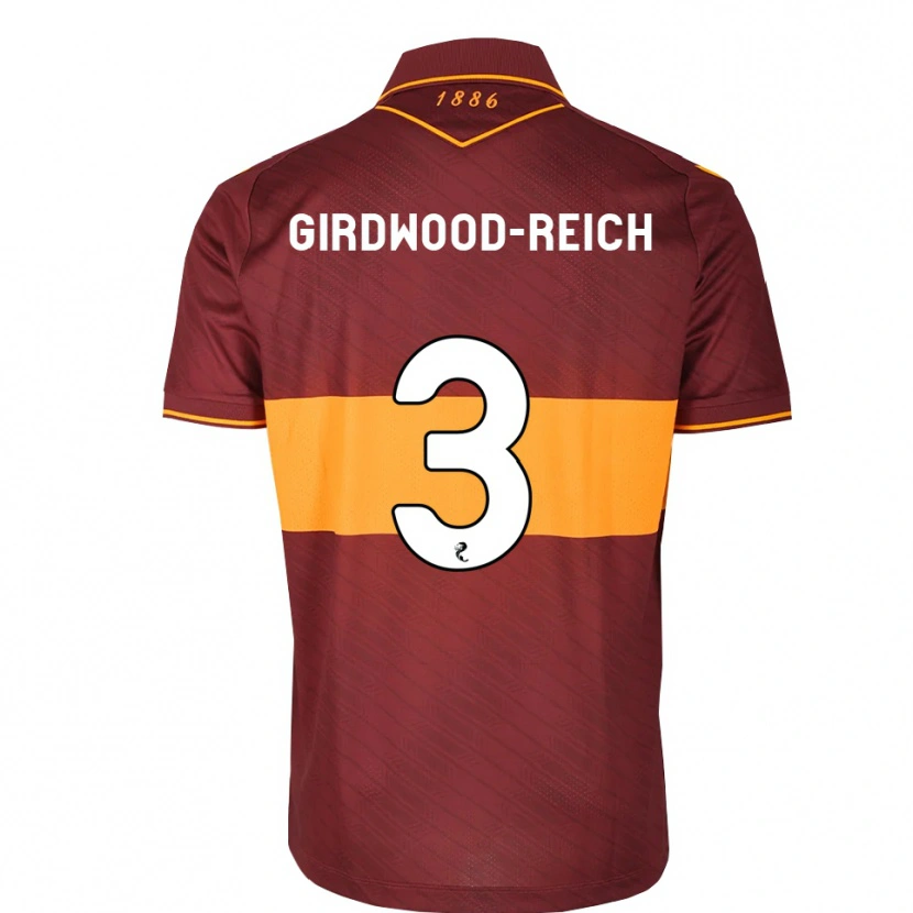 Danxen Men Jake Girdwood-Reich #3 Orange Maroon Away Jersey 2026/27 T-Shirt