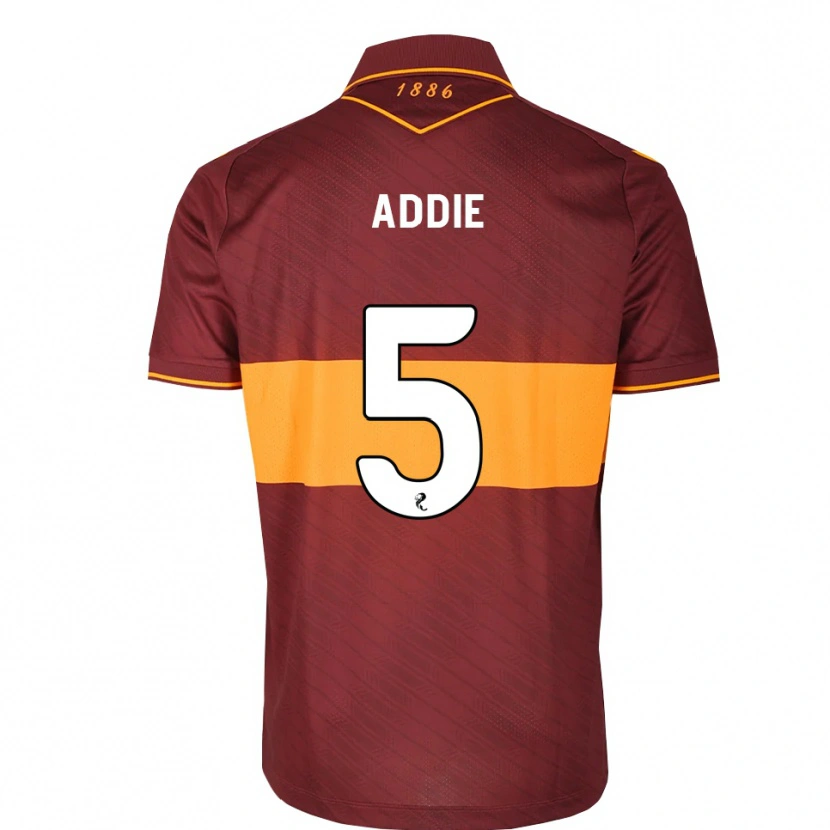 Danxen Men Jo Addie #5 Orange Maroon Away Jersey 2026/27 T-Shirt
