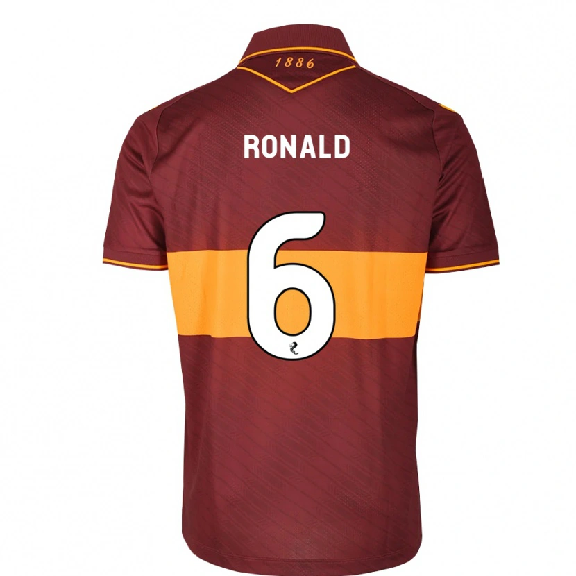 Danxen Men Lucy Ronald #6 Orange Maroon Away Jersey 2026/27 T-Shirt