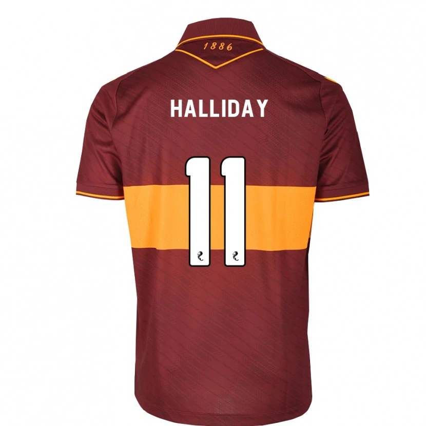 Danxen Men Andy Halliday #11 Orange Maroon Away Jersey 2026/27 T-Shirt