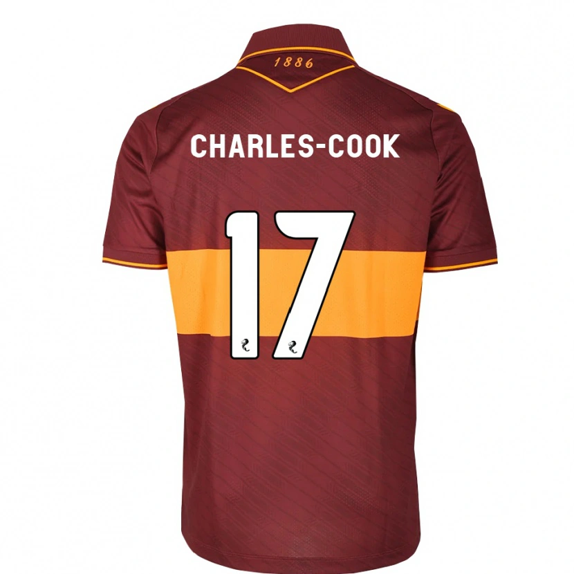 Danxen Men Regan Charles-Cook #17 Orange Maroon Away Jersey 2026/27 T-Shirt