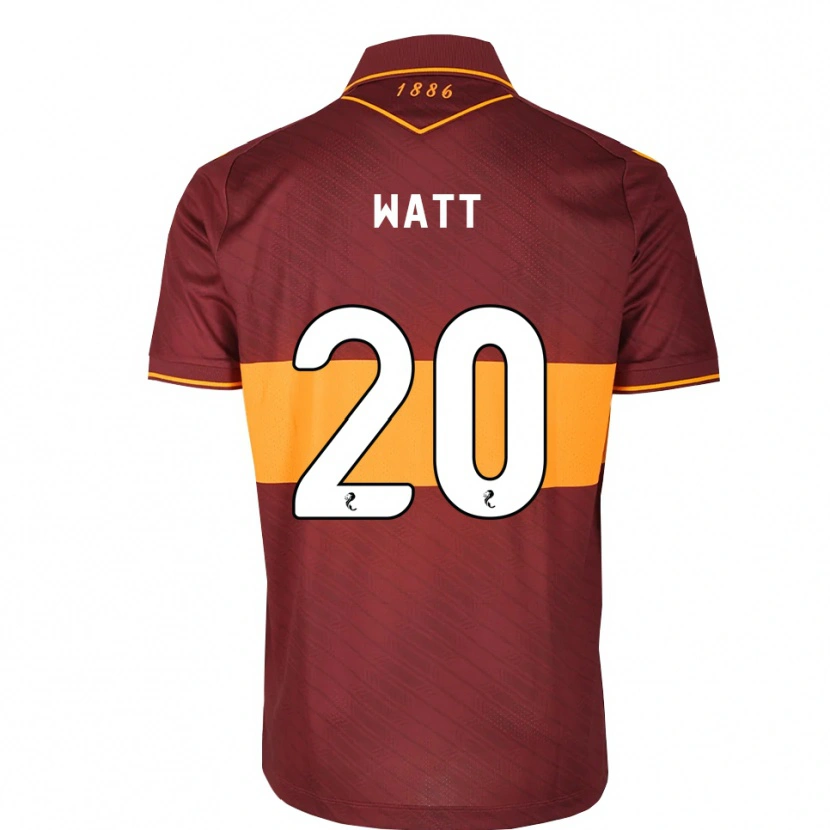 Danxen Men Elliot Watt #20 Orange Maroon Away Jersey 2026/27 T-Shirt