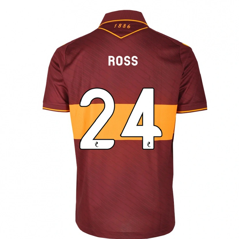 Danxen Men Luca Ross #24 Orange Maroon Away Jersey 2026/27 T-Shirt