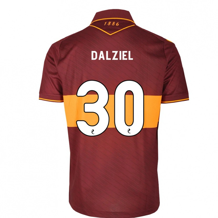 Danxen Men Jack Dalziel #30 Orange Maroon Away Jersey 2026/27 T-Shirt