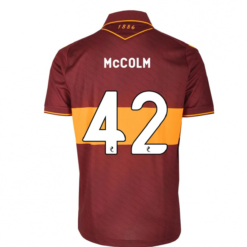 Danxen Men Rocco Mccolm #42 Orange Maroon Away Jersey 2026/27 T-Shirt