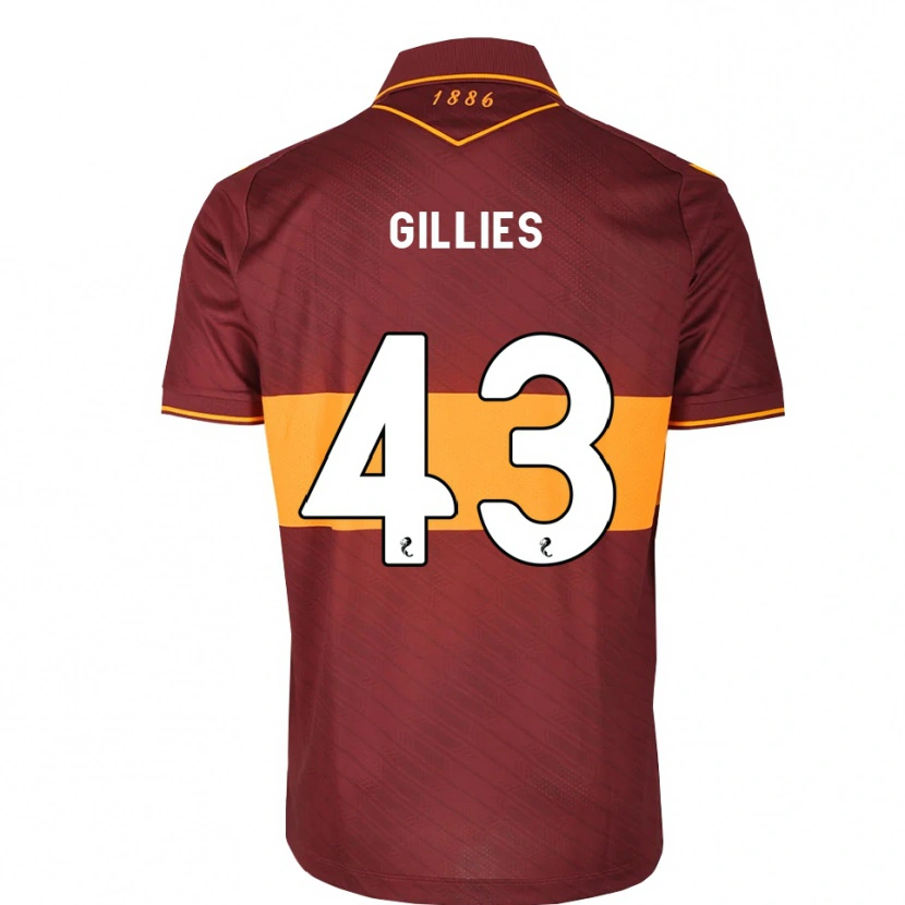 Danxen Men Jay Gillies #43 Orange Maroon Away Jersey 2026/27 T-Shirt