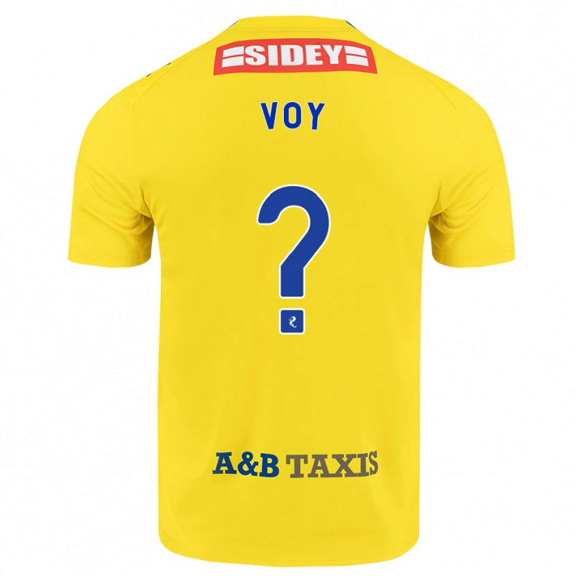 Danxen Men Cole Voy #0 Yellow Blue Black Away Jersey 2026/27 T-Shirt