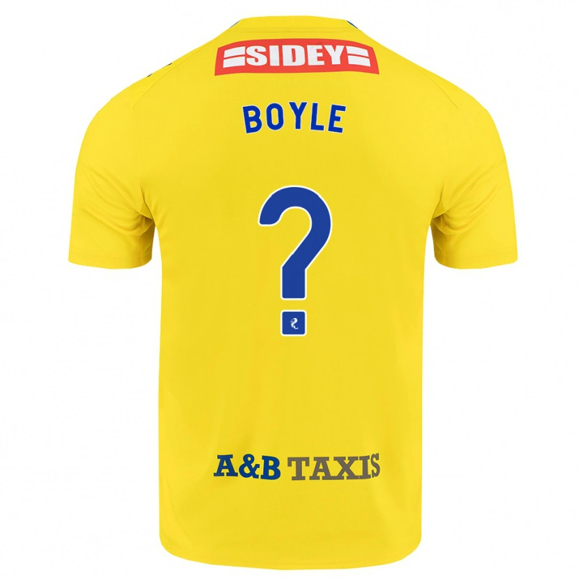Danxen Men Callum Boyle #0 Yellow Blue Black Away Jersey 2026/27 T-Shirt