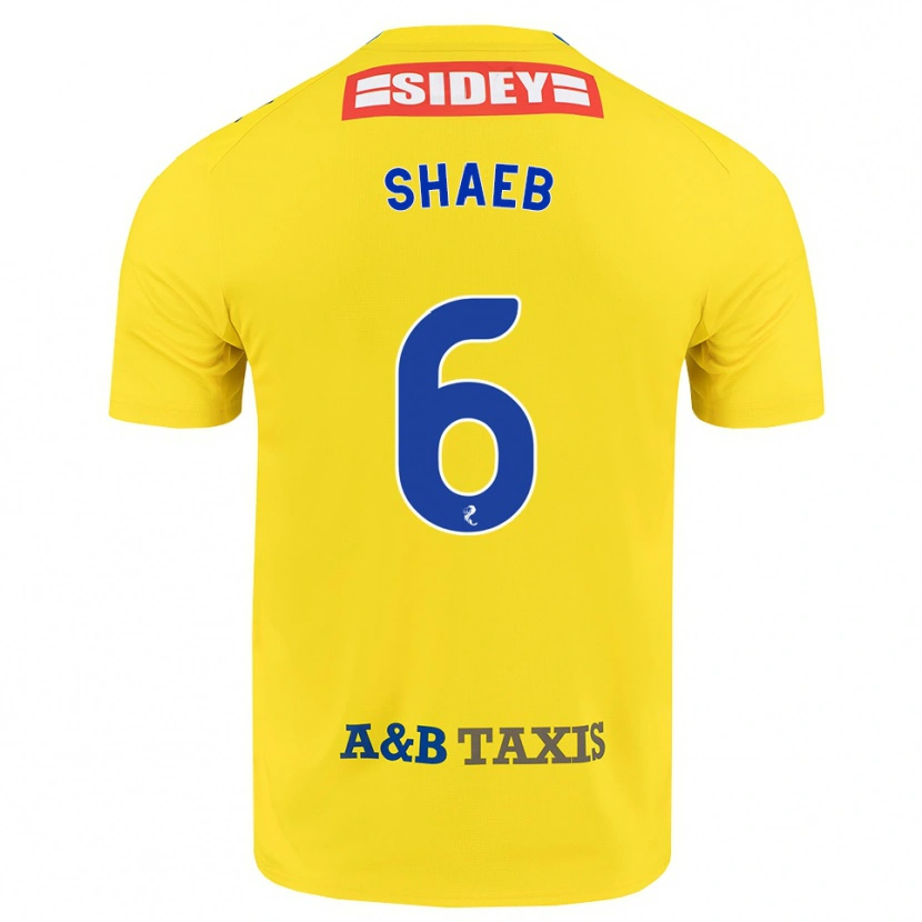 Danxen Men Adam Shaeb #6 Yellow Blue Black Away Jersey 2026/27 T-Shirt