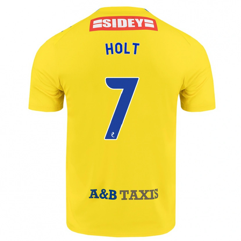 Danxen Men Jason Holt #7 Yellow Blue Black Away Jersey 2026/27 T-Shirt