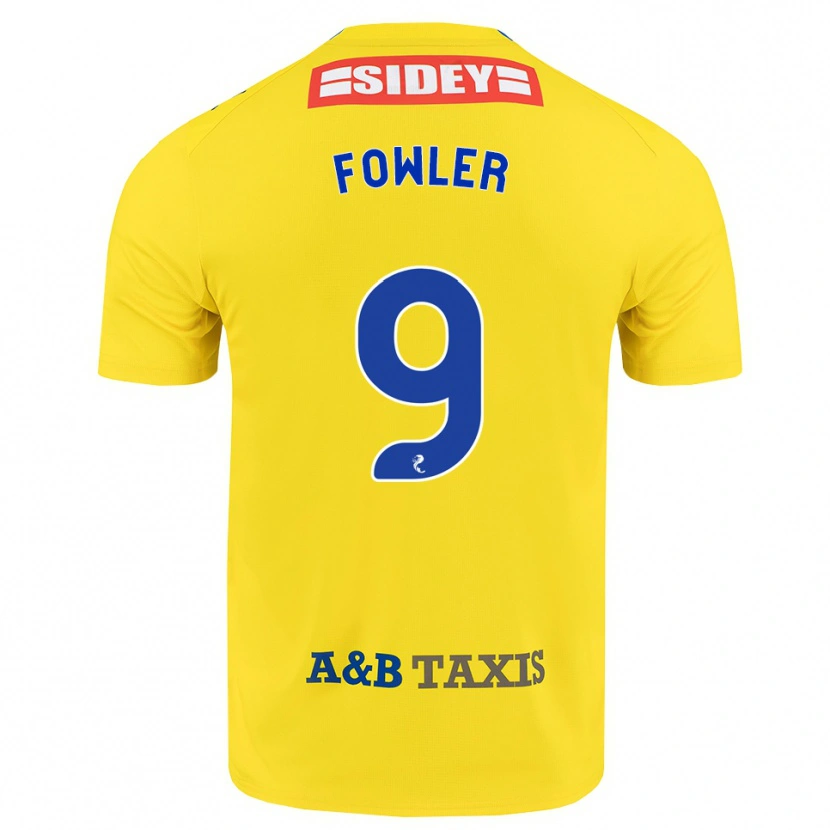 Danxen Men Josh Fowler #9 Yellow Blue Black Away Jersey 2026/27 T-Shirt