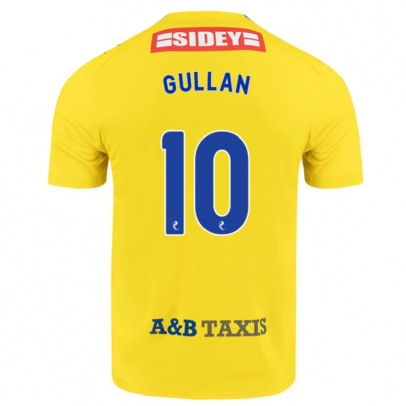 Danxen Men Jamie Gullan #10 Yellow Blue Black Away Jersey 2026/27 T-Shirt