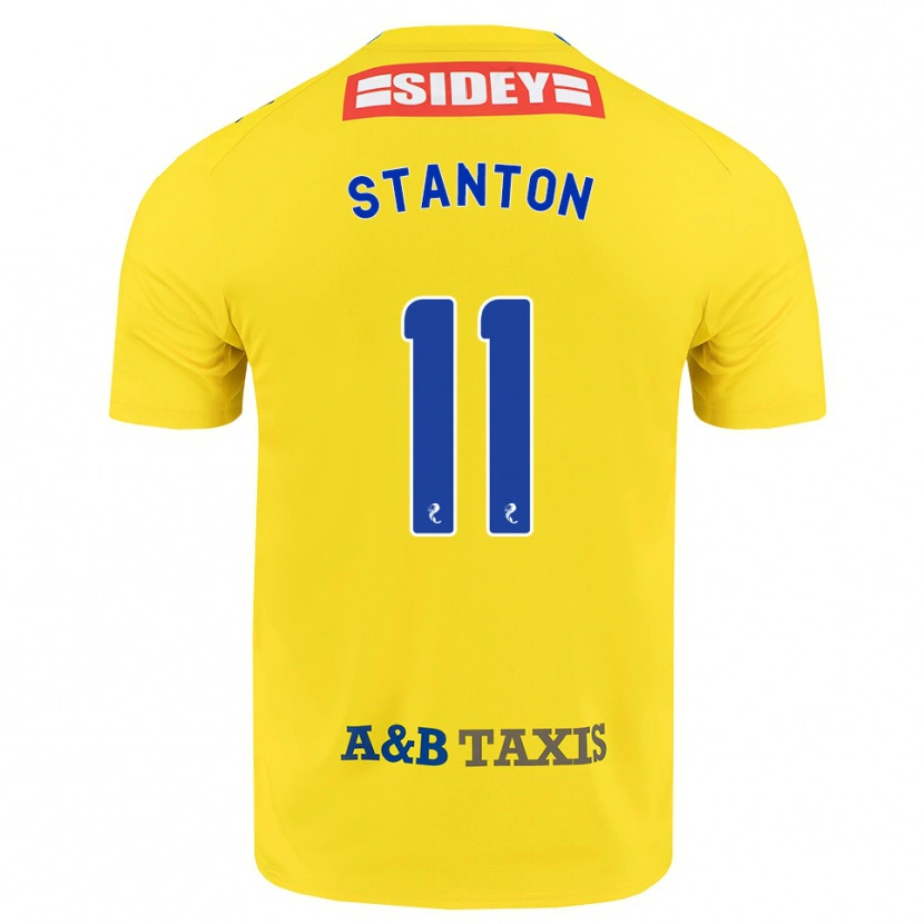 Danxen Men Sam Stanton #11 Yellow Blue Black Away Jersey 2026/27 T-Shirt