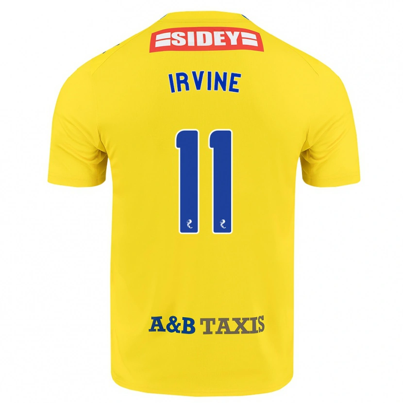 Danxen Men Niamh Irvine #11 Yellow Blue Black Away Jersey 2026/27 T-Shirt