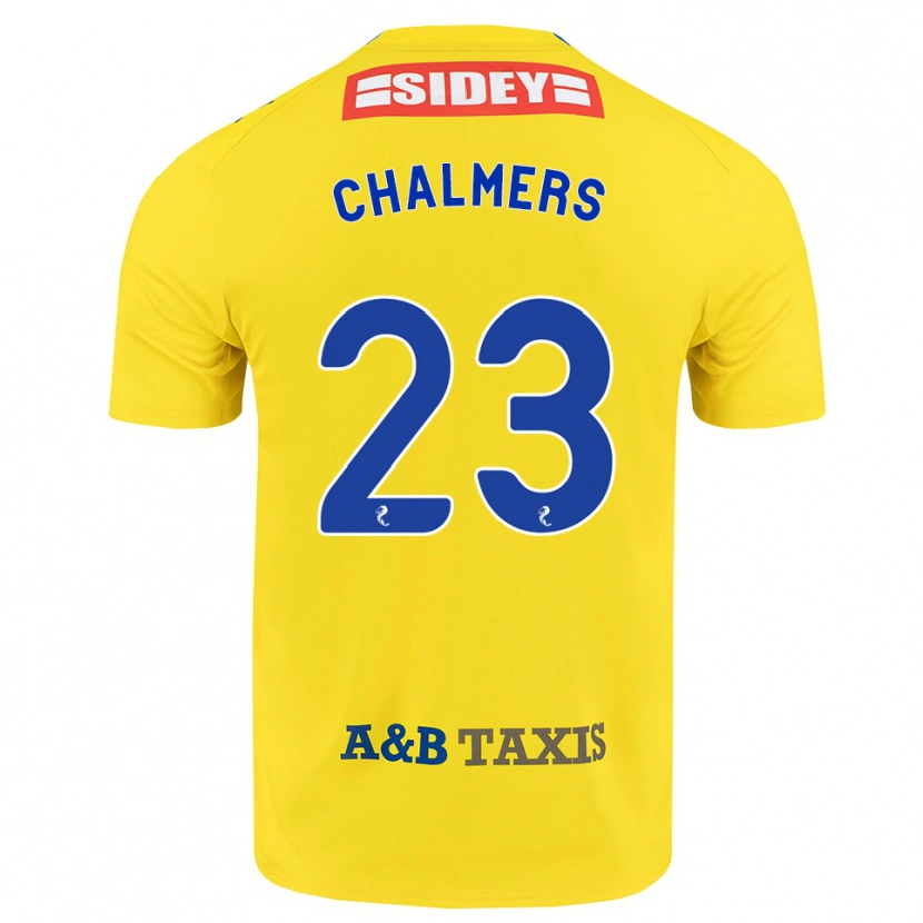 Danxen Men Logan Chalmers #23 Yellow Blue Black Away Jersey 2026/27 T-Shirt