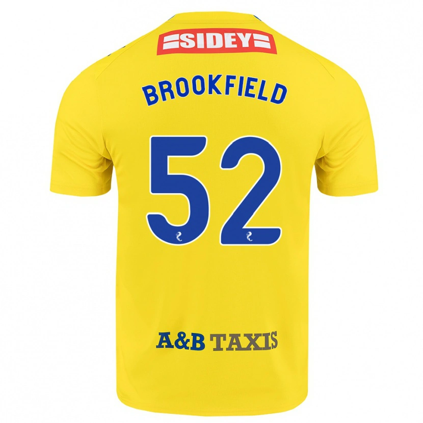 Danxen Men Arran Brookfield #52 Yellow Blue Black Away Jersey 2026/27 T-Shirt