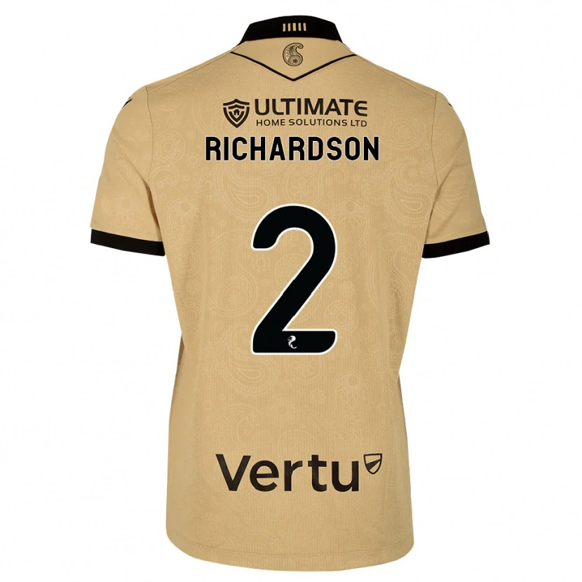 Danxen Men Jayden Richardson #2 Burlywood Black Away Jersey 2026/27 T-Shirt