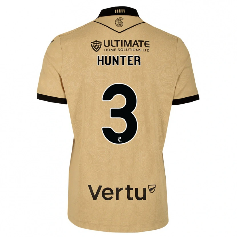 Danxen Men Lyle Hunter #3 Burlywood Black Away Jersey 2026/27 T-Shirt